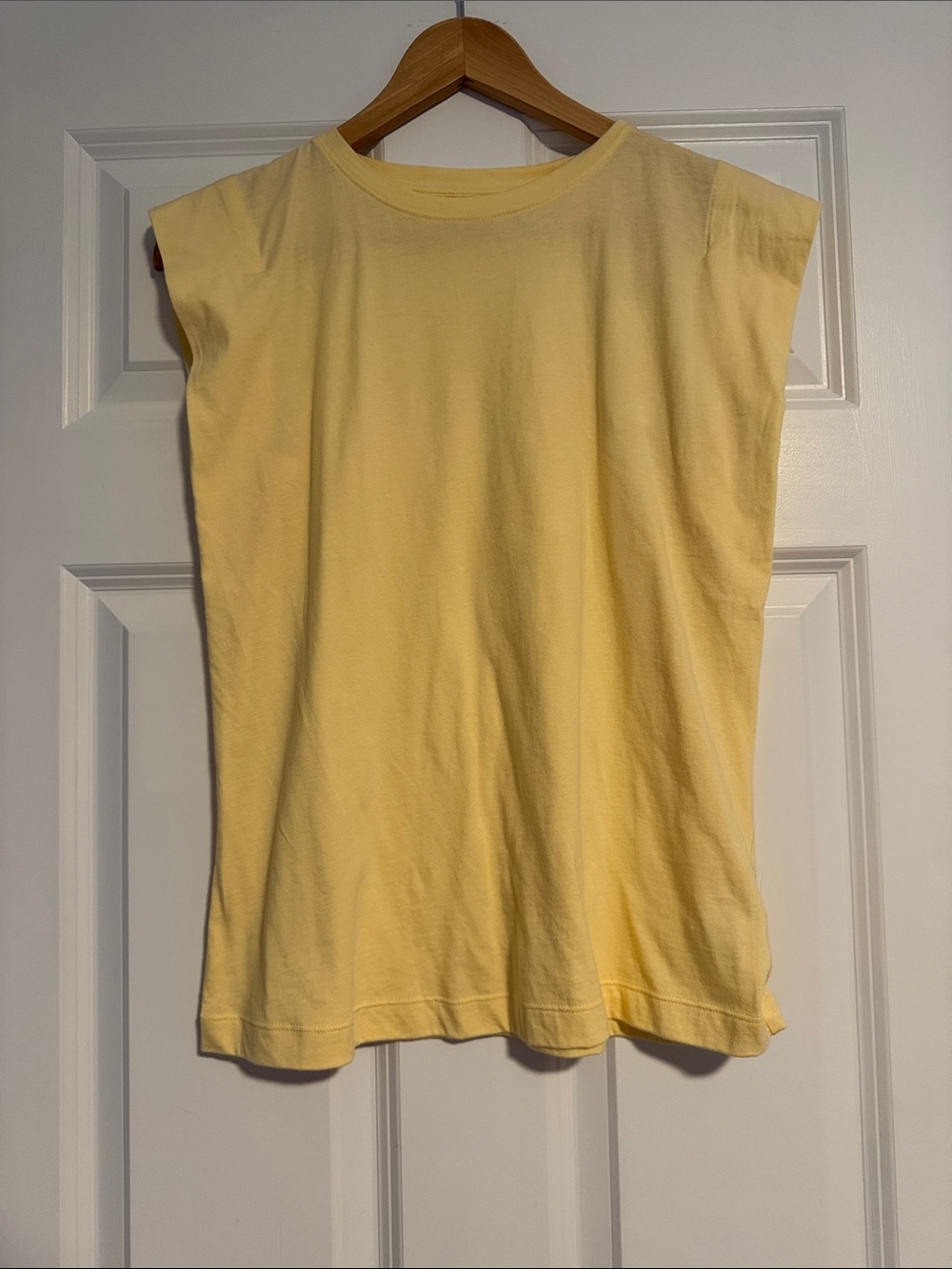 a new day Pale Yellow Sleeveless Top